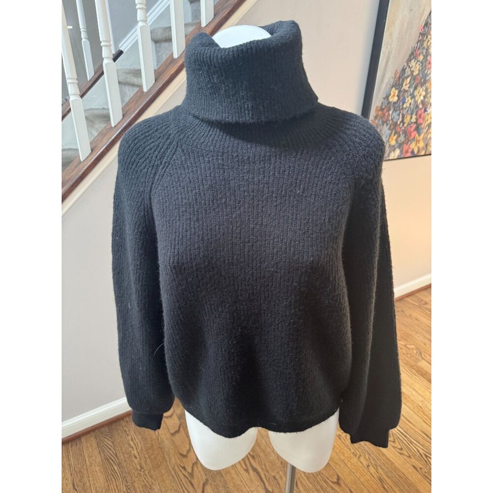 NWT Pookie & Sebastian Isabel Mar Brooke Turtleneck Sweater Jumper Black OS